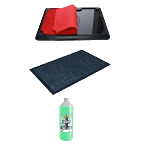Kit de Desinfeção de pés (Tapete + Desinfetante)